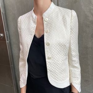 Armani Collezioni Womens White Blazer